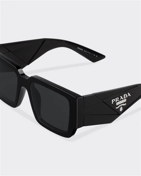 Óculos de sol Prada Symbole Lentes Cinza Ardósia 